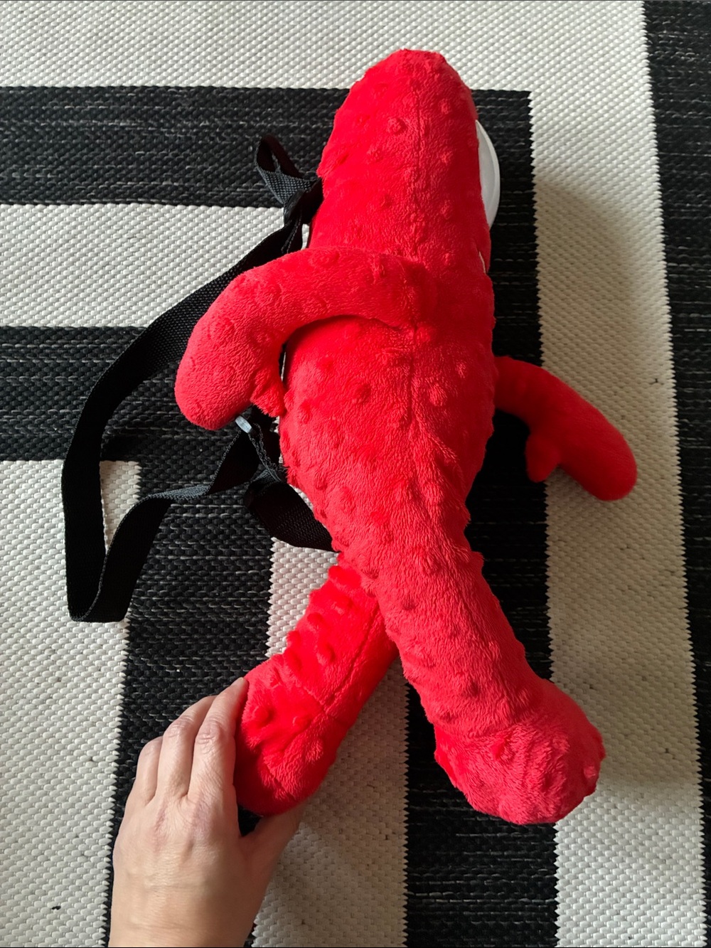 Yo Gaba Gaba Yellow Robot and Red Cyclops Plush Toy/Backpack - Picture 13 of 16